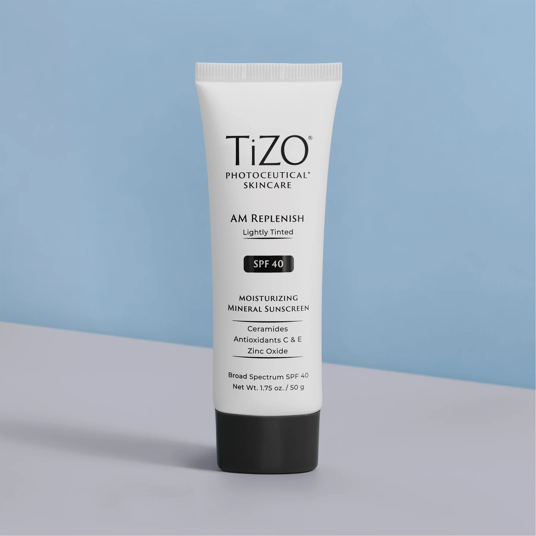 Tizo AM Replenish Lightly Tinted Moisturizing Mineral Sunscreen - theskinward