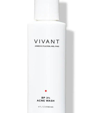 Vivant Benzoyl Peroxide 3% Acne Wash - theskinward